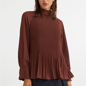 H&M Pleated Blouse